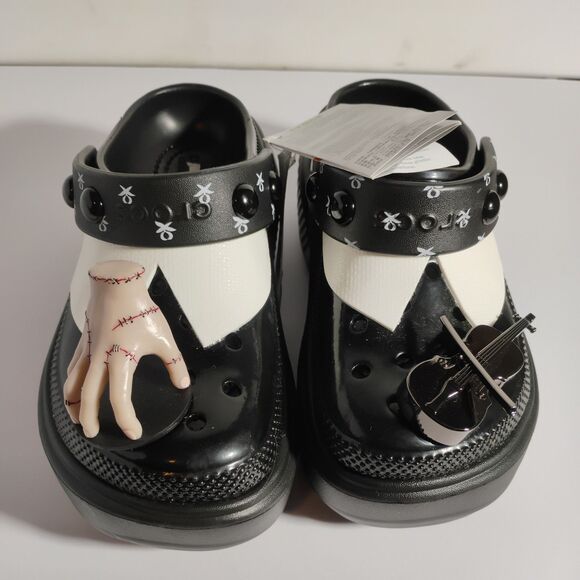 Crocs x Wednesday Addams Family Stomp  Clog Women's Size 6 - Picture 1 of 16